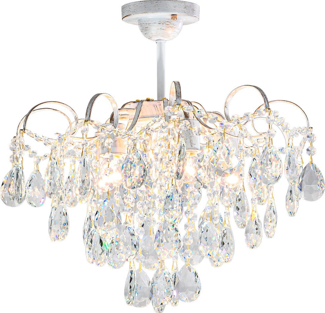 

Люстра средней высоты Escada Bling 1122/5PL E27*60W White/Gold