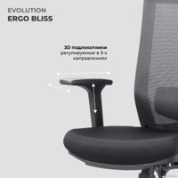 Кресло Evolution ERGO BLISS Black (черный)