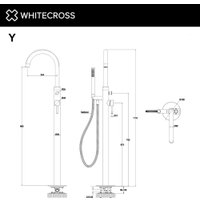 Смеситель Whitecross Y1233CPB (брашированная медь)