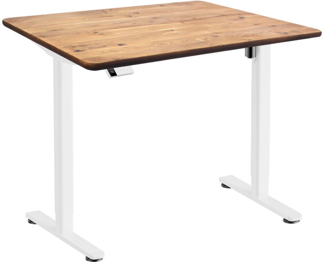 

Стол для работы стоя ErgoSmart Wooden Electric Desk Slim 1300х750х27 мм (прямой край, дуб натуральный/белый)