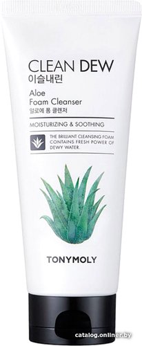 Tony Moly Пенка для умывания Clean Dew Aloe Foam Cleanser 180 мл