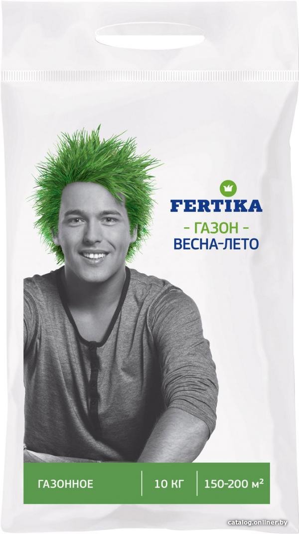 Удобрение Fertika Газонное NPK 11,3:12:26+микро весна-лето 10 кг