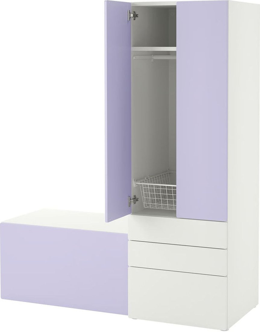 Шкаф распашной Ikea Smastad 89544183