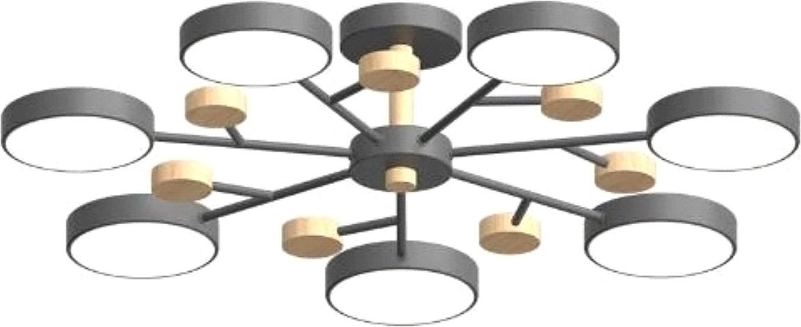 

Припотолочная люстра LED4U L3205-800 GR