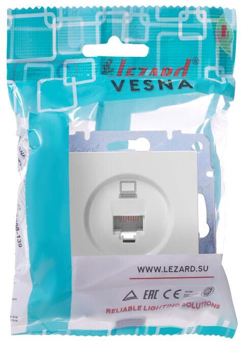 

Розетка компьютерная Lezard Vesna 742-0288-139