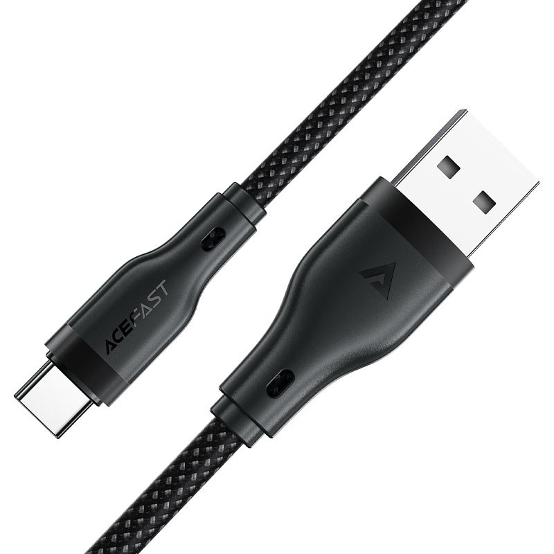 

Кабель AceFast C8-04 USB Type-A USB Type-C (1.2 м, черный)