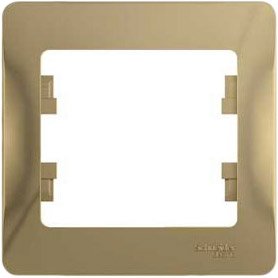 

Рамка Schneider Electric Glossa GSL000401 (титан)