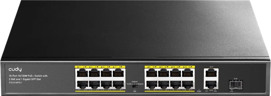 

Неуправляемый коммутатор Cudy FS1018PS1 3.0