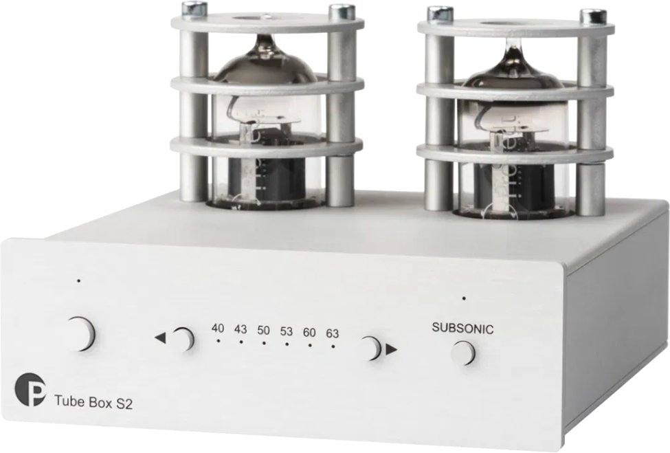 MM/MC фонокорректор Pro-Ject Tube Box S2 (серебристый)