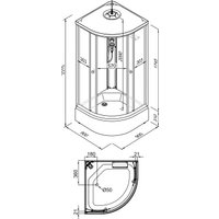 Душевая кабина Triton Ультра В 90х90