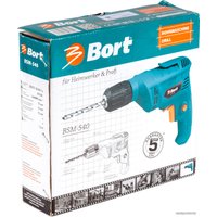 Безударная дрель Bort BSM-540