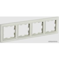 Рамка IEK Brite РУ-4-БрКр