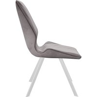 Стул Трия Матэо (белый муар/микровелюр Brendy Latte)