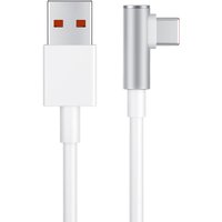 Кабель Xiaomi 6A L-Shaped USB Type-C Data Cable BHR6324CN (1.5 м, белый)