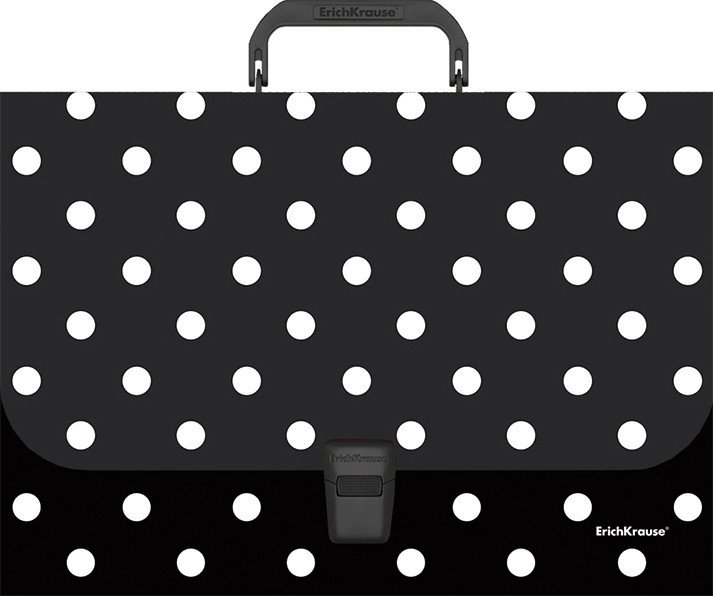 

Папка-портфель Erich Krause Dots in Black 52917