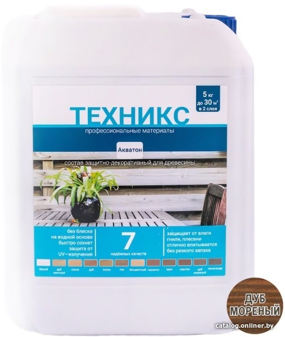 Пропитка Техникс Акватон 5 кг (дуб мореный)