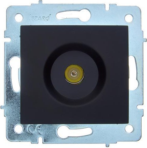 

Розетка телевизионная Lezard Asti 7081-4288-130 (черный бархат)