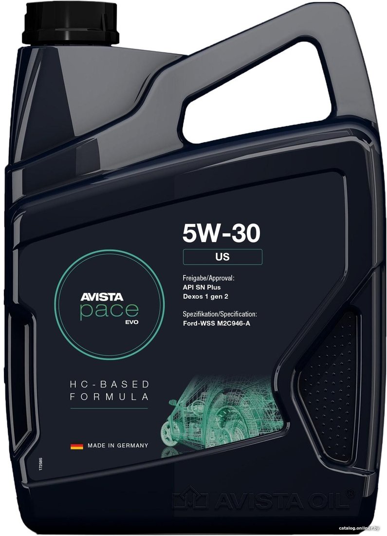 Моторное масло Avista pace EVO US 5W-30 4л