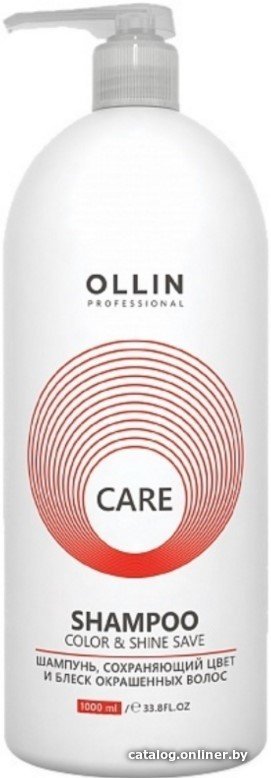 Шампунь Ollin Professional Care сохраняющий цвет и блеск окрашенных волос 1000 мл