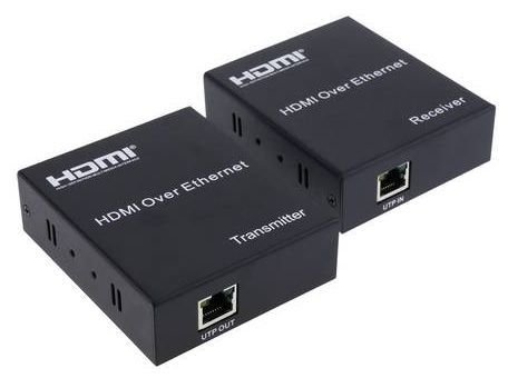 

Удлинитель USBTOP HDMI по витой паре RJ45 до 200 метров, комплект