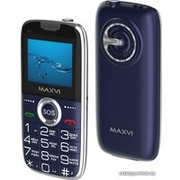 Кнопочный телефон Maxvi B10 (синий)