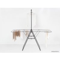 Сушилка для белья Brabantia Hangon 25 м с перекладиной 403521 (черный матовый)