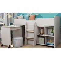 Кровать-чердак Астрид-Мебель Каприз-14 ЦРК.КПР.14 (анкор белый)