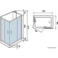 Душевая кабина WeltWasser WW500 Laine 1201