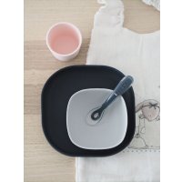 Набор детской посуды Beaba Coffret Repas Silicone Eucalyptus 913507