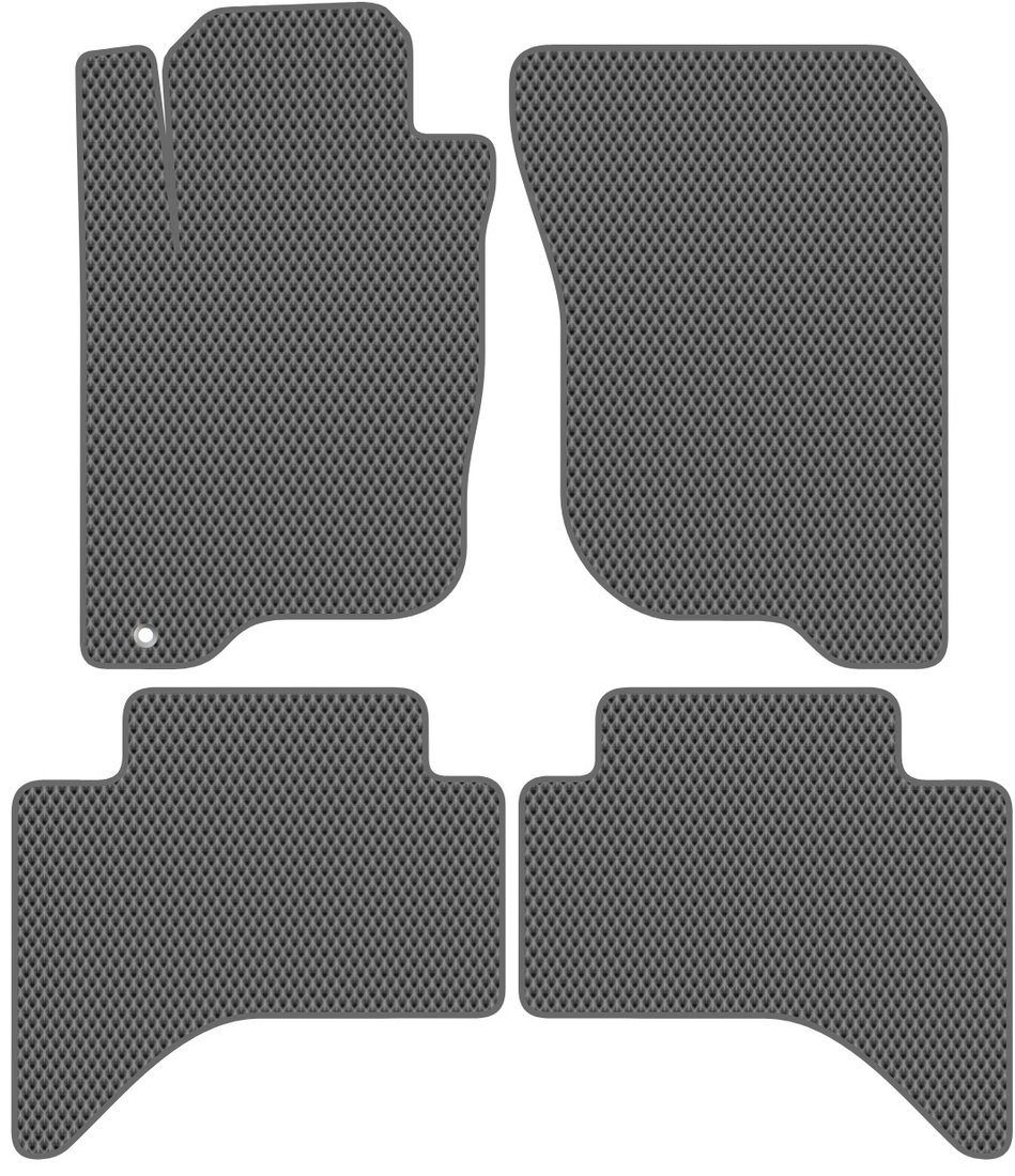

Комплект ковриков для авто Alicosta Mitsubishi L200 (пикап) 2005 - 2016 (серый, ромб)