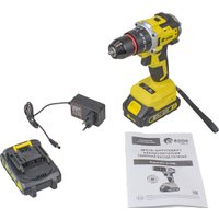 Ударная дрель-шуруповерт Edon Super AD-21PBL (с 2-мя АКБ, кейс)