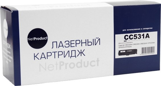 

Картридж NetProduct N-CC531A/№718 (аналог HP CC531A, Canon 718 Cyan)