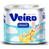 Туалетная бумага Veiro Classic 2 слоя (4 рулона)