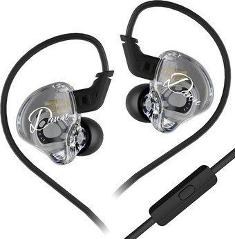 Наушники KZ Acoustics Dawn OFC Flat Cable (с микрофоном)
