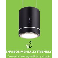 Кухонная вытяжка Klarstein Tron Ambience Island (черный)