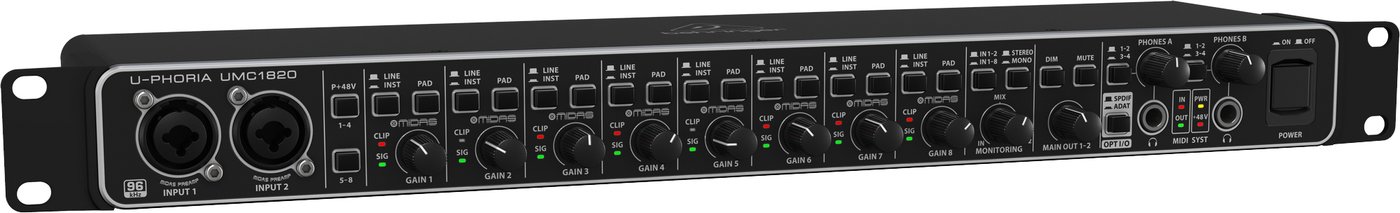 

Аудиоинтерфейс Behringer U-Phoria UMC1820