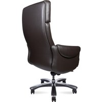 Офисное кресло Norden Ritz A 2108 brown leather (кожа коричневый/алюминиевая крестовина)