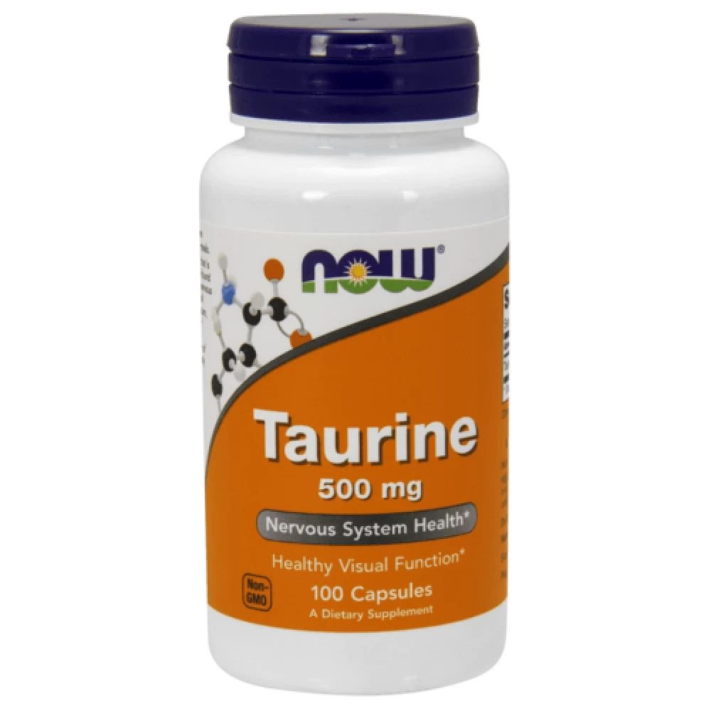 

Таурин Now Foods Taurine 500 мг (100 капсул)