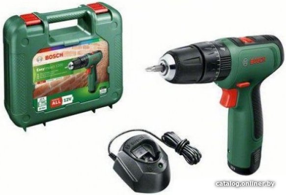 Ударная дрель-шуруповерт Bosch EasyImpact 1200 06039D3104 (с 1-им АКБ, кейс)