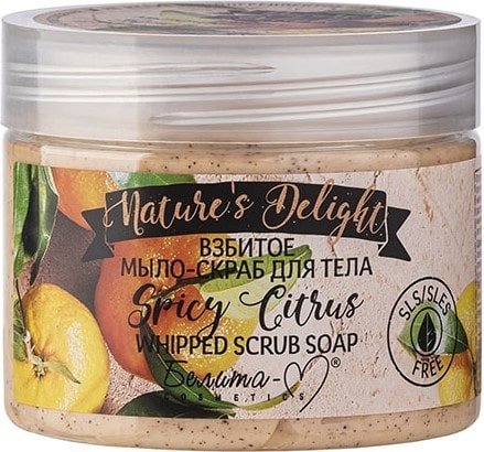 

Белита-М Взбитое мыло-скраб Nature's Delight Spicy Citrus 250 г