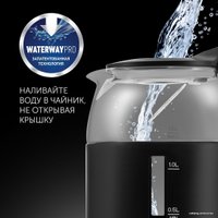 Электрический чайник Polaris PWK 1563CGL Water Way Pro (черный)