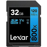 Карта памяти Lexar High-Performance 800x SDXC LSD0800032G-BNNNG 32GB