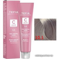 Крем-краска для волос Tefia Color Creats 10/1 экстра светлый блондин пепельный