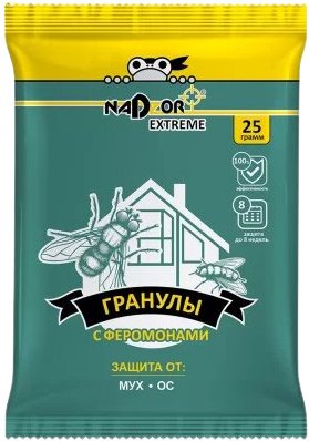 

Средство от насекомых Nadzor с феромонами от мух, ос 25 г