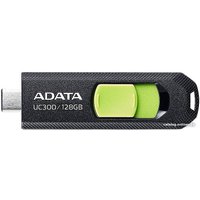 USB Flash ADATA UC300 128GB (черный/зеленый)