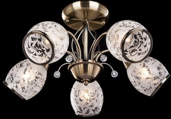 Припотолочная люстра Евросвет 30026/5 (бронзовый)