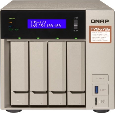 

Сетевой накопитель QNAP TVS-473E-8G
