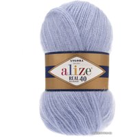 Пряжа для вязания Alize Angora real 40 40 (480 м, голубой)