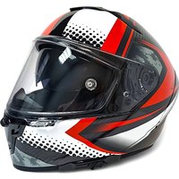 Мотошлем AIM RH360 360-002-M (M, Carbon Battle Red)