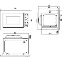 Микроволновая печь ZorG MIO253 S (черный)